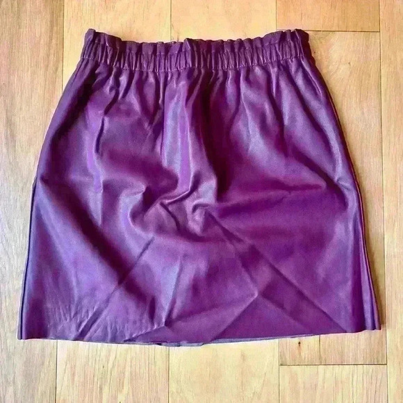 LOFT Dresses & Skirts - New LOFT Leather Like Mini Skirt